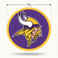 Minnesota Vikings 7" Round Paper Plates