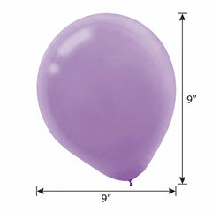 Lavender Latex Balloons - 9", 20ct Value Pack