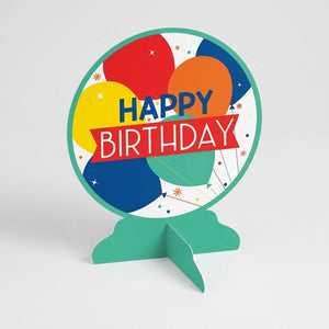 Colorful Balloon Fest Birthday Table Decoration