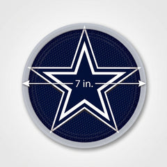 Dallas Cowboys 7" Round Paper Plates