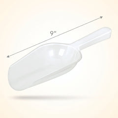 Clear 9-Inch Plastic Ice Scoop