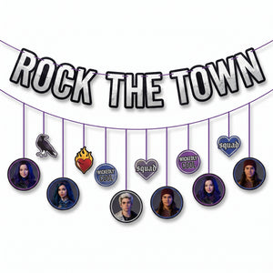 Disney Descendants 3 "Rock The Town" Double Banner Set