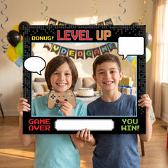 Level Up Gamer-Themed Customizable Photo Frame Kit