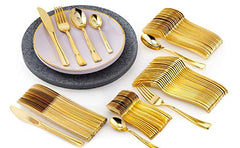 8 In. Ornamental Design Plastic Plates | 120 Count