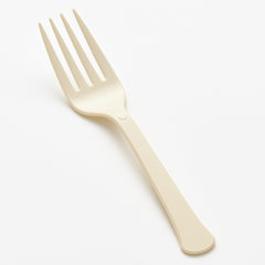Vanilla Crème Heavyweight Plastic Forks