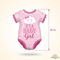 Baby Girl Onesie Foil Balloon