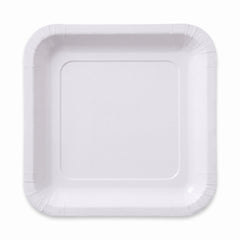 Spider-Man Webbed Wonder Square Paper Plates, 9-Inch, 8-Pack