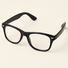 Classic Nerd Glasses - Black Costume Accessory