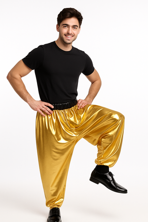 90s Hip Hop Harem Costume Pants - Halloween Accessory - Adult S/M