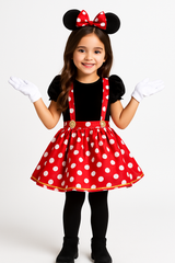 Disney Minnie Mouse Red Polka Dot Costume for Girls