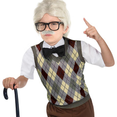 Child's Classic Argyle Vest Costume Accessory