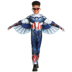 Marvel Falcon & Winter Soldier Captain America Costume for Boys