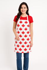 Maple Leaf Canada Day Apron