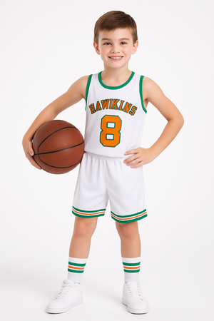 Child Stranger Things 4 Lucas Basketball Costume