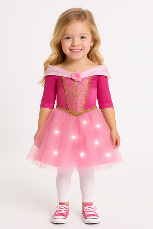Disney Princess Aurora Light-Up Sleeping Beauty Costume for Kids