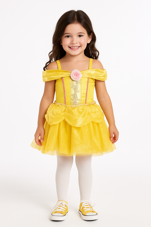 Disney Princess Belle Light-Up Halloween Costume for Kids - Child M (8-10)