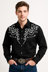 Men's Western Costume Shirt - Size S/M