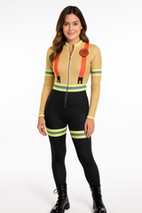 Women's Fiery Firefighter Halloween Costume