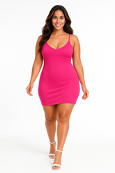 Vibrant Pink Halloween Dress