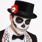 Men's Day of the Dead Top Hat
