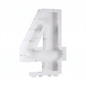 Number 4 Balloon Display Kit