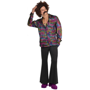 Far Out Men's Bell Bottoms - 1970s Retro Costume Pants