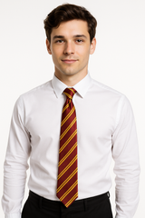Harry Potter Gryffindor Costume Tie - Red and Gold Striped