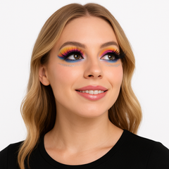 Flirty Black False Eyelashes - Halloween Costume Accessory