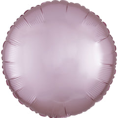 Satin Pastel Pink Foil Balloon - 18" Circle
