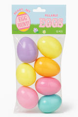 Pastel Fillable Easter Eggs, 10-Pack