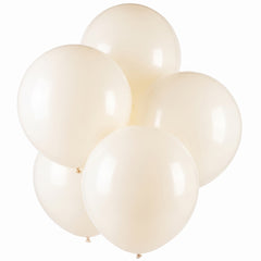 Elegant White Latex Balloons - 24" (4 Pack)