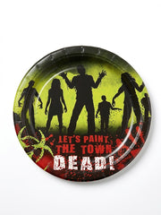 Beware Zombies 6.75" Halloween Paper Plates