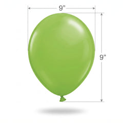 Kiwi Green Latex Balloons, 9-inch, 20 Pack