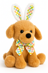 Adorable Easter Bunny Dog Plush with Bunny Ears