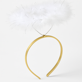 Light-Up Angel Halo Headband - White and Gold