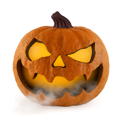 Spooky Misting Pumpkin Halloween Decoration