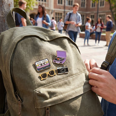 Retro Vibes Enamel Pin Set