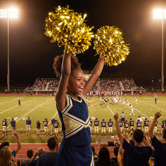 Yellow Team Spirit Pom-Poms - 2 Pack