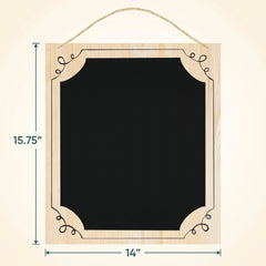 Rustic Wood Framed Large Chalkboard Sign