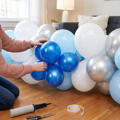 Luxaire Premium Royal Blue Mini Latex Balloons - 5", 50 Pack