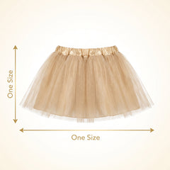 Sparkling Kids' Tutu Tulle Skirt - Assorted Colors, One Size