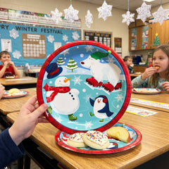 Holiday Fun 8.5" Christmas Paper Plates
