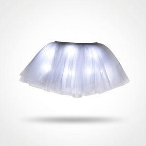 Light-Up White Adult Tutu - One Size