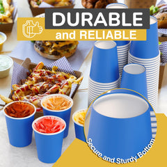 Unleashed - 9 Oz. Dark Blue Paper Cups - 100 Ct.