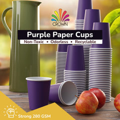 Unleashed - 9 Oz. Purple Paper Cups - 100 Ct.
