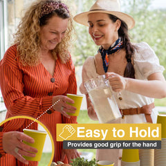 9 Oz. Yellow Paper Cups | Case of 1000