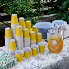 9 Oz. Yellow Paper Cups | Case of 1000