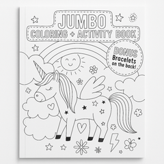 Jumbo Unicorn Coloring & Activity Book for Kids