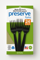 Black Economy Forks - 24 Pack