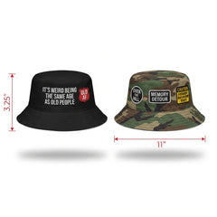 "Over the Hill" Fatigue Novelty Birthday Bucket Hat